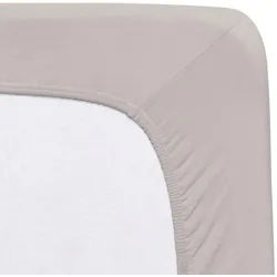 Florella Spannleintuch , Beige , Textil , 90-100x200-220 cm , Oeko-Tex® Standard 100, Oeko-Tex® Made IN Green , Rundumgummi, bügelfrei, für Wasserbetten geeignet, rutschfest auf der Matratze, Spezialgummi für unermüdliche Elastizität, weich und anschmiegsam, formstabil und langlebig, perfekter Sitz, spielend leicht zu überziehen, besonders dehnbar, absolut faltenfreier Sitz, allerhöchster Komfort, geeignet für Boxspringbetten , Heimtextilien, Bettwäsche & Leintücher, Leintücher, Spannleintücher