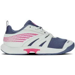 KSwiss Tennisschuhe Speedtrac Allcourt 2024 weiss/dunkelblau/pink Kinder