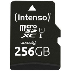 Intenso microSD 256GB UHS-I Perf CL10| Performance Klasse 10