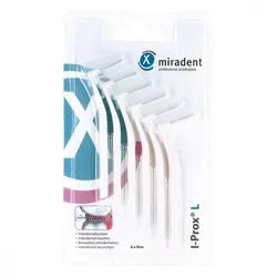 Miradent Interdentalbürste I-prox L 0,6 mm weiss