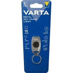 VARTA LED Taschenlampe Varta LED Taschenlampe Metal Key Chain Light, 15lm