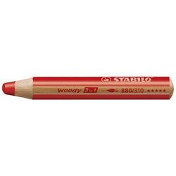 STABILO Buntstift STABILO woody 3 in 1 rt Rot