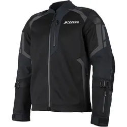 Klim Induction Pro 2025 Perforierte Motorrad Mesh Leder-/Textiljacke, schwarz, Größe XL für Männer