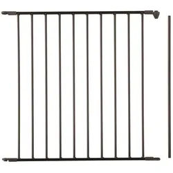 Baby Dan Schutzgitterverlängerung , Schwarz , Metall, Kunststoff , 72x71x3.5 cm , Grüner Punkt, BPA-frei, Europäischer Sicherheitsstandard, Made in Denmark, Cradle to Cradle® , Babysicherheit, Treppenschutzgitter