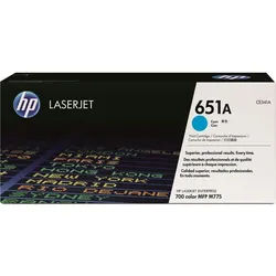 HP 651A (CE341A) - Cyan - Toner