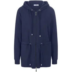 La veste sweat à capuche Peter Hahn bleu