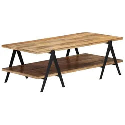 vidaXL Couchtisch NA Couchtisch 115x60x40 cm Massivholz Mango braun