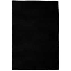 Obsession Hochflorteppich , Schwarz , Textil , Struktur , quadratisch , 80x150 cm , für Fußbodenheizung geeignet , Teppiche und Böden, Teppiche, Hochflorteppiche & Shaggys