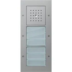 Gira Türstation Aufputz 6-fach alu 126865