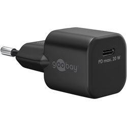 Goobay USB-CTM PD Schnellladegerät Nano (20 W) schwarz