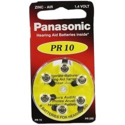Batterie f. Hörgeräte Panasonic PR 10