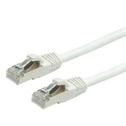 VALUE Patchkabel Cat.6 (Class E) S/FTP (PiMF), LSOH, weiß, 0,5 m