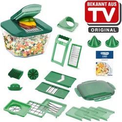 GENIUS Nicer Dicer Chef Professional Set 23-teilig grün Multifunktions-Schneider