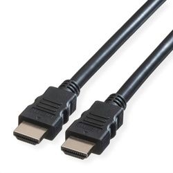 VALUE 8K HDMI Ultra HD Kabel mit Ethernet, ST/ST, schwarz, 0,5 m