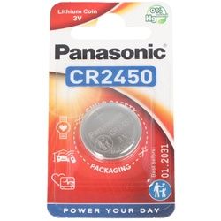 Panasonic CR2450 Lithium Batterie IEC CR 2450 EL, 5410853014355 CR-2450EL/1B