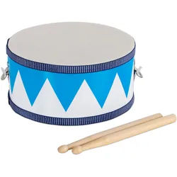 Classic Cantabile Kindertrommel 8" Weiß-Blau