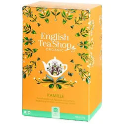 English Tea Shop Tee Kamille, BIO, 20 Teebeutel, Natürlich Aromatisch.