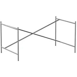 Tischgestell Eiermann 2 Richard Lampert silber, Designer Prof. Egon Eiermann, 66-86x135x66 cm