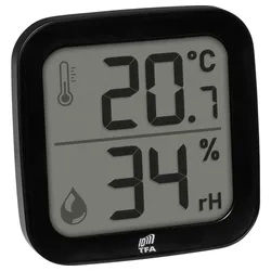 TFA Dostmann TFA Dostmann 30.3908.01 ID-A0 INDOOR Thermo-/Hygrosensor Funk 868 MHz Wetterstation schwarz