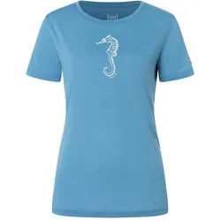Super.Natural W SEA Horse Tee blue heaven/white stone (88H) S