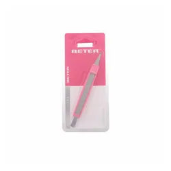 Beter Polierfeile Cuticle Cutter With Cuticle Pusher And File, Packung