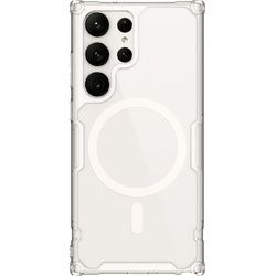 Nillkin Nature TPU PRO Magnetic Kryt pro Samsung Galaxy S23 Ultra Transparent (Galaxy S23 Ultra), Smartphone Hülle, Weiss