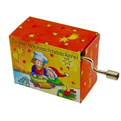 Spieluhr In der Weihnachtsbäckerei