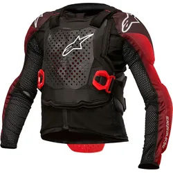 Alpinestars Bionic Tech Jugend Protektorenjacke, schwarz-rot, Größe S M
