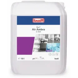 Buzil Buz® Air Ambra G 564 Raumduft, Gebrauchsfertiges Raumspray mit Aktiv-Geruchsblocker, 10 Liter - Kanister