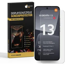 2x Displayschutzfolie für Xiaomi 13 3D KLAR FULL COVER PREMIUM Displayschutz Schutzfolie Folie