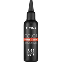 ALCINA Coloration Color-Gloss-Care-EmulsionGloss + Care Color Emulsion 7.44 Mittelblond-Intensiv-Kupfer 100 ml