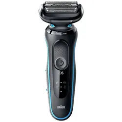 Braun Elektrorasierer Braun 51-M1000s 51-M1000s Folienrasierer Schwarz/Blau schwarz