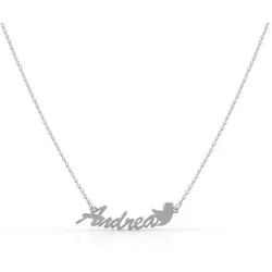 Firetti Namenskette Schmuck Geschenk Silber 925 Halskette mit deinem Namen silberfarben