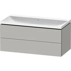 Duravit L-Cube c-shaped Set wandhängend Betongrau Matt 1000x480x480 mm - LC6952N07070000 LC6952N07070000