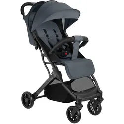 tectake Buggy-Kinderwagen Finn,für 0 bis 36 Monate geeignet, Belastbarkeit 15 kg,anthrazit , Textil , 51x105x95 cm , Baby on Tour, Kinderwagen, Buggys
