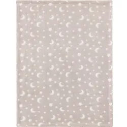 Babydecke BIEDERLACK "Set Kuschetier mit Decke", beige (natur, grau), B:75cm L:100cm, Polyester, Wohndecken, Pixy Igel, 75 x 100