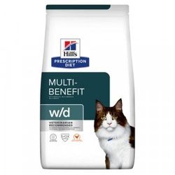 Hill's Prescription Diet W/D Multi-Benefit Katzenfutter mit Huhn 2 x 3 kg