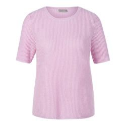 Le pull encolure ronde include rosé