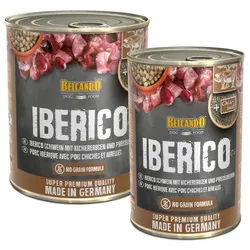 Belcando Iberico Schwein mit Kichererbsen und Preiselbeeren - Nassfutter 6x800g, Nassfutter für: Hunde