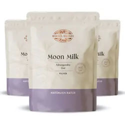 Moon Milk mit Ashwagandha und Zimt Pulver