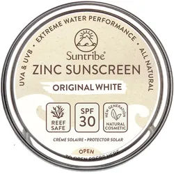 Suntribe Bio Zink Sonnencreme LSF 30 Weiß 45 g