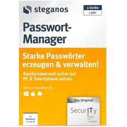 Steganos Passwort Manager | Download + Produktschlüssel bei Bestsoftware.de