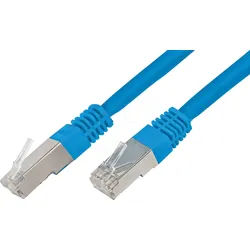 PKN-STP-C6 05 BL - Patchkabel Cat.6, S/FTP, 0,5 m, blau