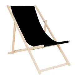 Systafex® Gartenliege Relaxliege Liegestuhl Strandstuhl Gartenliege Sonnenliege schwarz, Liegestuhl mit Bezug, 1 St., fertig montiert, Premiumqualität schwarz
