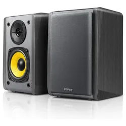 Edifier® R1010BT Kompakte Bluetooth-Regallautsprecher Regal-Lautsprecher Stereo (Bluetooth, Schwarz) schwarz