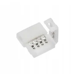 Verbinder für RGB LED 10mm 4Polig Clip Klick Leiste Band XC11 LD-ZTLRGB-04N GTV 2617