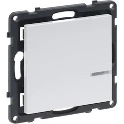 Legrand 765633 SEANO with Netatmo Batteriebetriebener Wandsender zum Ein-/Ausschalten eines Lichtkreises inklusive Abdeckung, Ultraweiß