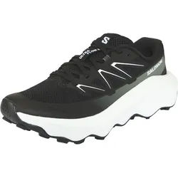 Laufschuh SALOMON "ULTRA FLOW 2", Herren, Gr. 48, schwarz-weiß (schwarz, weiß, agave grün), Synthetik, Textil, Schuhe Laufschuh