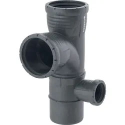 Geberit Silent-Pro Kombibogeneckabzweig 87,5Gr d110/90/50 rechts