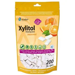 Miradent Xylitol Zahnpflegekaugummi Fresh Fruit Refill